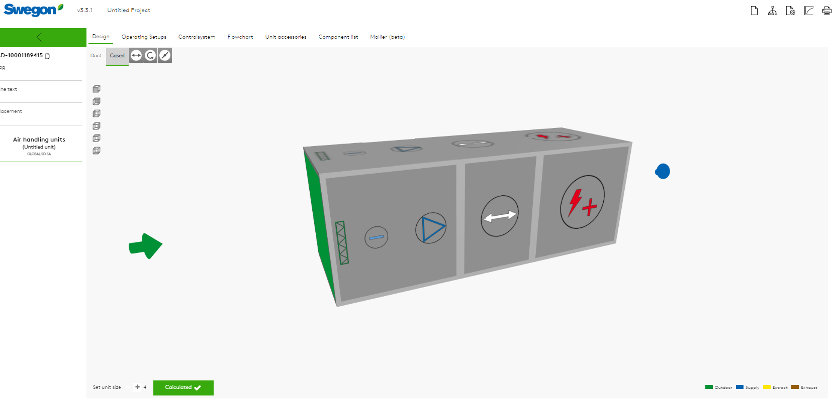 New release of AHU Design  v.3.3.0
(June 30, 2022) 