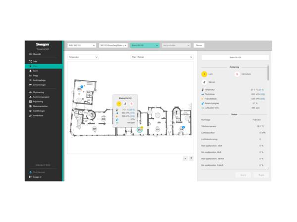 Product view - Interface